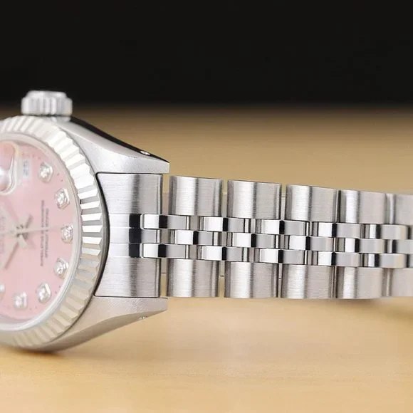 Sale! Rolex Pink Diamond Dial Ladies Watch - Picture 4 of 9